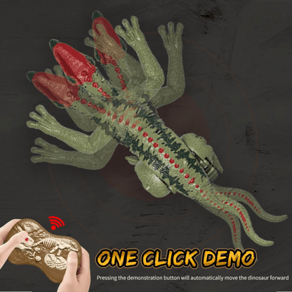Fjernstyret Dinosaur Radio Kontrolleret RC Dino Legetøj Velociraptor T Rex med Fjernbetjening