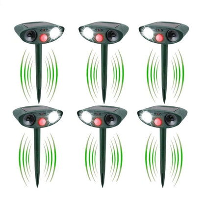 Solar Powered Ultrasonic Chipmunk Repeller