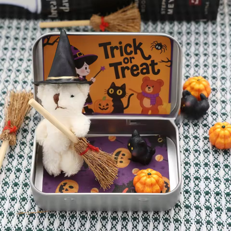 Ventayo – Halloween-cadeaudoos met teddybeer