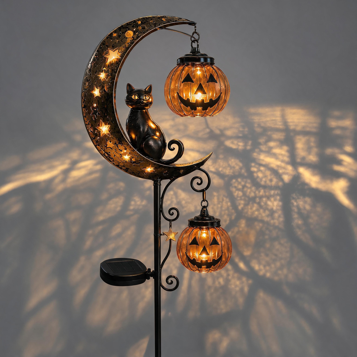 Ventayo – Solcelledrevet Halloween-havelampe