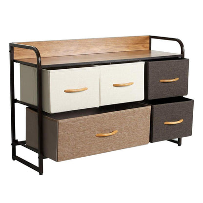 Kids Dresser - Childrens Dresser for Kids Room - Boys Dresser for Baby Room - Chest of Fabric Drawers for Kids