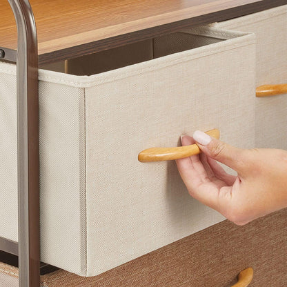 Kids Dresser - Childrens Dresser for Kids Room - Boys Dresser for Baby Room - Chest of Fabric Drawers for Kids