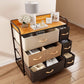 Kids Dresser - Childrens Dresser for Kids Room - Boys Dresser for Baby Room - Chest of Fabric Drawers for Kids
