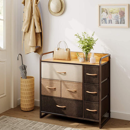 Kids Dresser - Childrens Dresser for Kids Room - Boys Dresser for Baby Room - Chest of Fabric Drawers for Kids