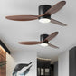 LED Inverter Silent White Low Floor DC Motor Simple Ceiling Fan Light