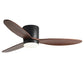 LED Inverter Silent White Low Floor DC Motor Simple Ceiling Fan Light
