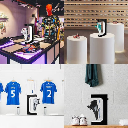 Levitating Shoe Display Stand | Magnetic Levitation Shoe Stand with LED Lights