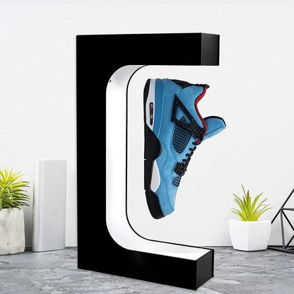 Levitating Shoe Display Stand | Magnetic Levitation Shoe Stand with LED Lights