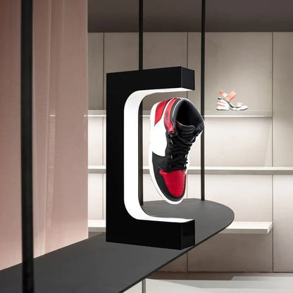 Levitating Shoe Display Stand | Magnetic Levitation Shoe Stand with LED Lights