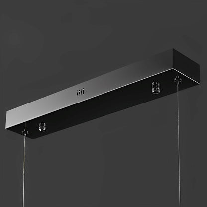 Long Strip Mountains Iceberg Stepless Dimming LED Postmodern Chandelier