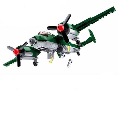 Militære køretøjer fly og bombefly WWII US Army marinesoldater SWAT specialstyrker tysk soldat våben model byggesten klodser