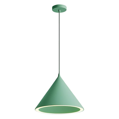 Minimalist Conical LED Macaron Color Pendant Light Island Lighting Chandelier