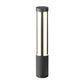 Cylinder Shaped Black Modern Outdoor Post LED Post Light