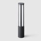 Cylinder Shaped Black Modern Outdoor Post LED Post Light