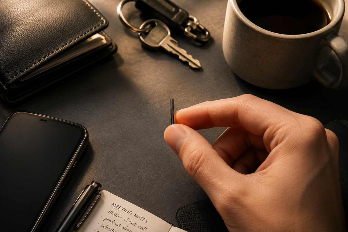 Hudson & Jurgen – Mini Recorder | Voice Activated, Ultra-Slim Design