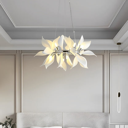 Modern Ceramics Flower Art Chandelier Light