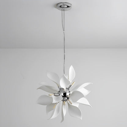 Modern Ceramics Flower Art Chandelier Light