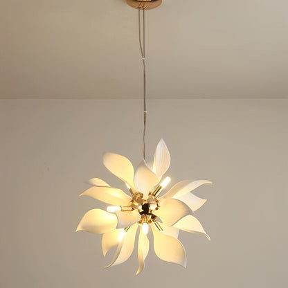 Modern Ceramics Flower Art Chandelier Light