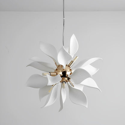 Modern Ceramics Flower Art Chandelier Light