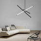 Modern Chandelier Ceiling Light Black & White For Living Room