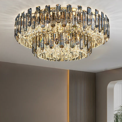 Modern Round Luxury Crystal Ceiling Lights