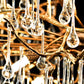 Modern Luxury Gold Tree Branch Teardrop Waterfall Chandelier Lights