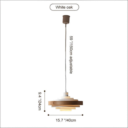 Modern Minimalist Shaded Drum Pendant Light