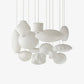Minimalist White Bubble Hanging Pendant Light