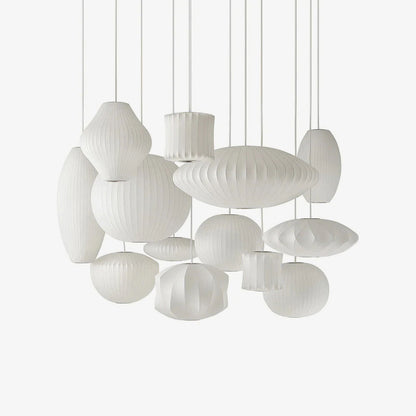Minimalist White Bubble Hanging Pendant Light