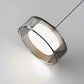 Modern Minimalist Chandelier Glass Brass Bedside Lighting
