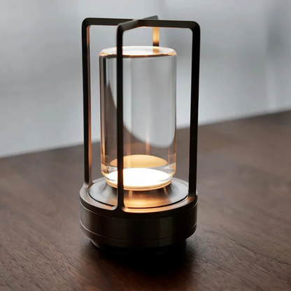 Ambient Lantern Cordless Crystal Table Lamp