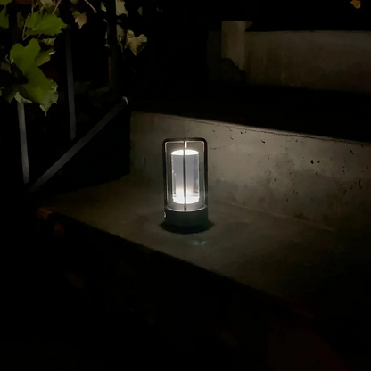Ambient Lantern Cordless Crystal Table Lamp