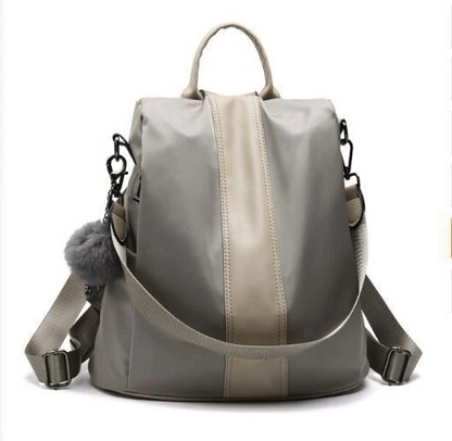 Kvinders tyverisikret læderrygsæk