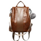 Women's Anti-theft Leather Backpack