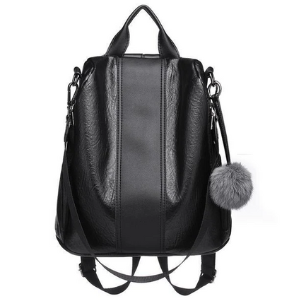Women's Anti-theft Leather Backpack