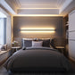 Minimalist Linear Wall Lamp with LED Atmosphere Lighting