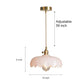 Retro Flower Glass Brass Kitchen Pendant Lighting Chandelier Hanging Lamp