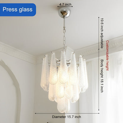 Retro Luxury Teardrop Waterfall Chandelier Light