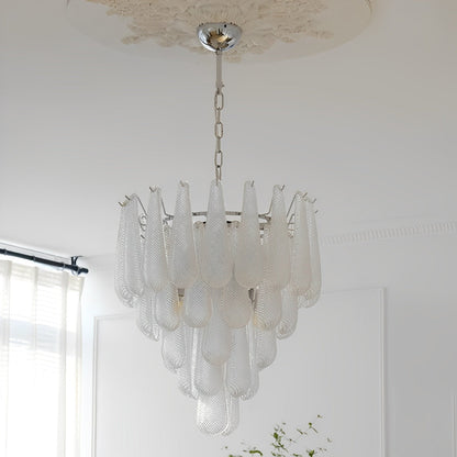 Retro Luxury Teardrop Waterfall Chandelier Light