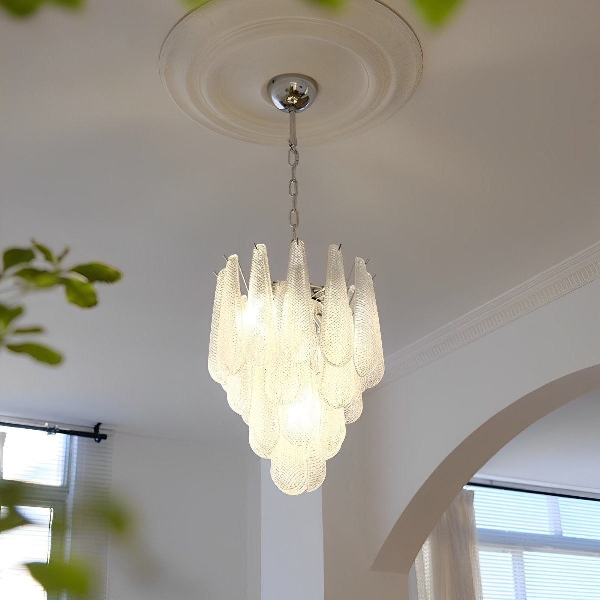 Retro Luxury Teardrop Waterfall Chandelier Light