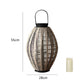 Retro Oval Cage LED Candle Floor Lamp Lantern