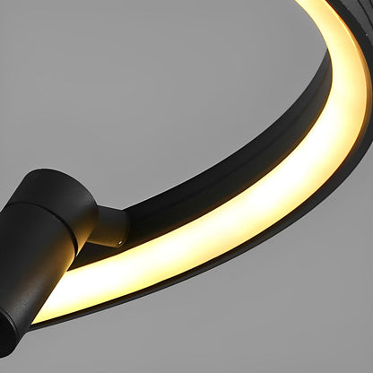 Round Ring Creative LED Chandelier Hanging Lamp