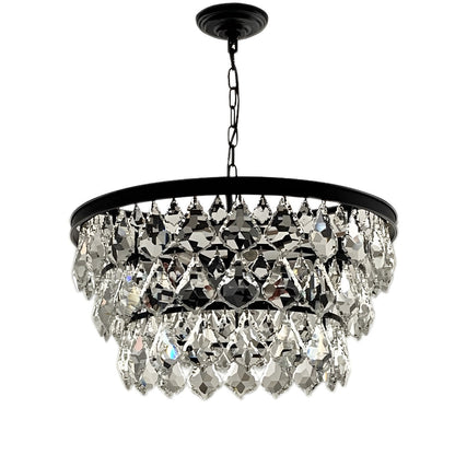 Rustic Modern Round Crystal Chandeliers Round Light