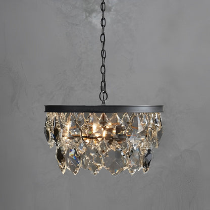 Rustic Modern Round Crystal Chandeliers Round Light