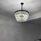 Rustic Modern Round Crystal Chandeliers Round Light