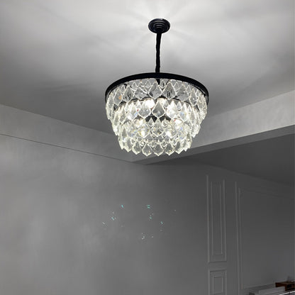 Rustic Modern Round Crystal Chandeliers Round Light