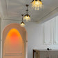 Rustic Retro Flower Crystal Chandelier Lighting