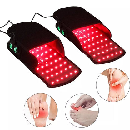 LED Red Light Slippers For Foot Neuropathy Joint Pain Relief Infrared Therapy