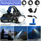 990000LM Rechargeable LED Headlamp Zoomable Torch Tactical Headlight Flashlight