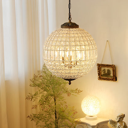 Shining Luxury Morocco Ball Crystal Chandelier Light